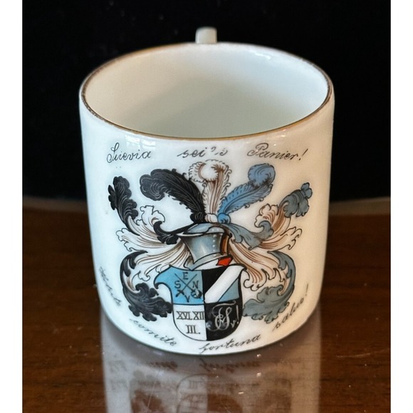 Antique Corps Suevia Munich University Thomas‎ China Mug Cup Small